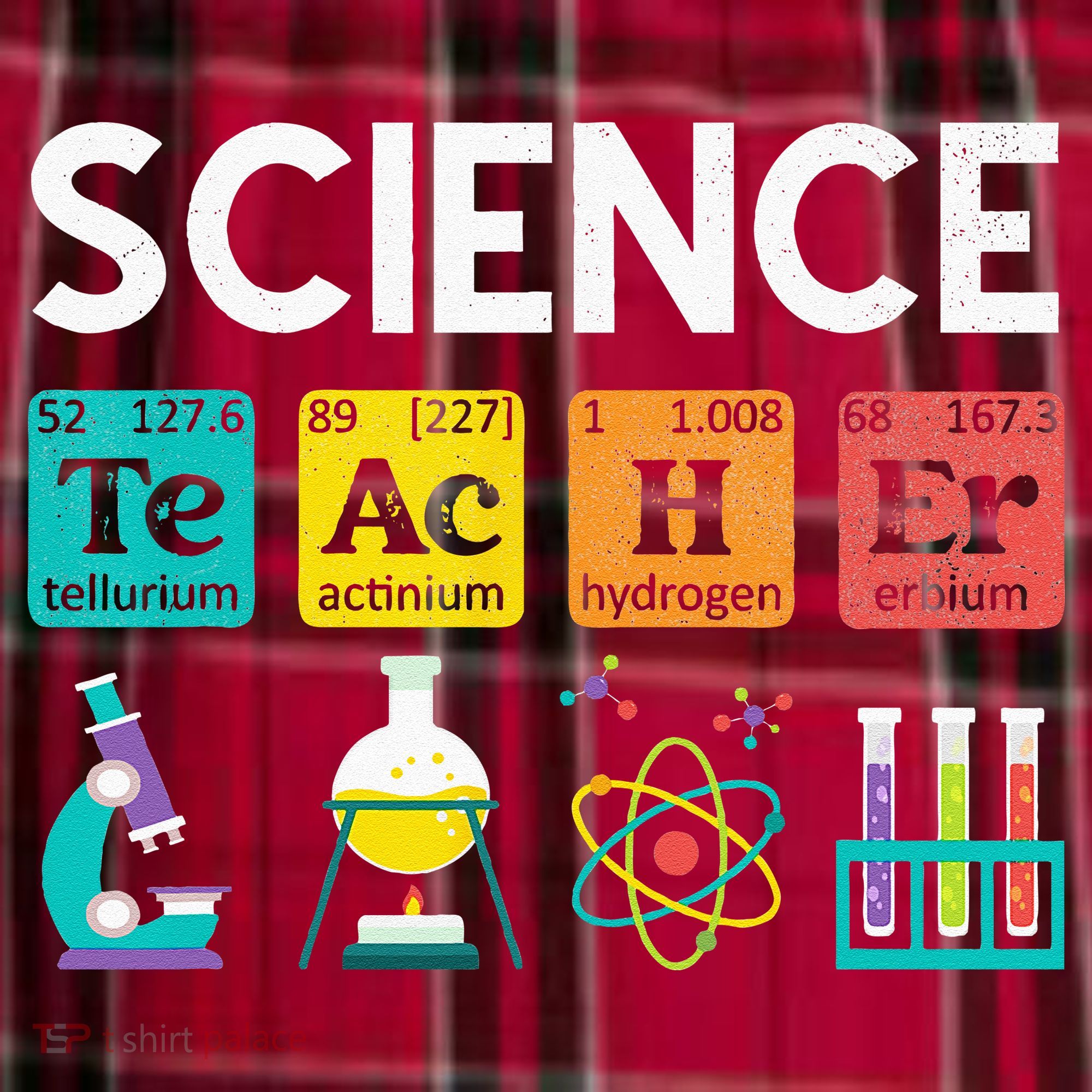 Science Teacher Chemistry Biology Physics Teacher Student Women's Flannel Plaid Pajama Pants