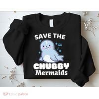 Save The Chubby Mermaids Sweatshirt thumb 2