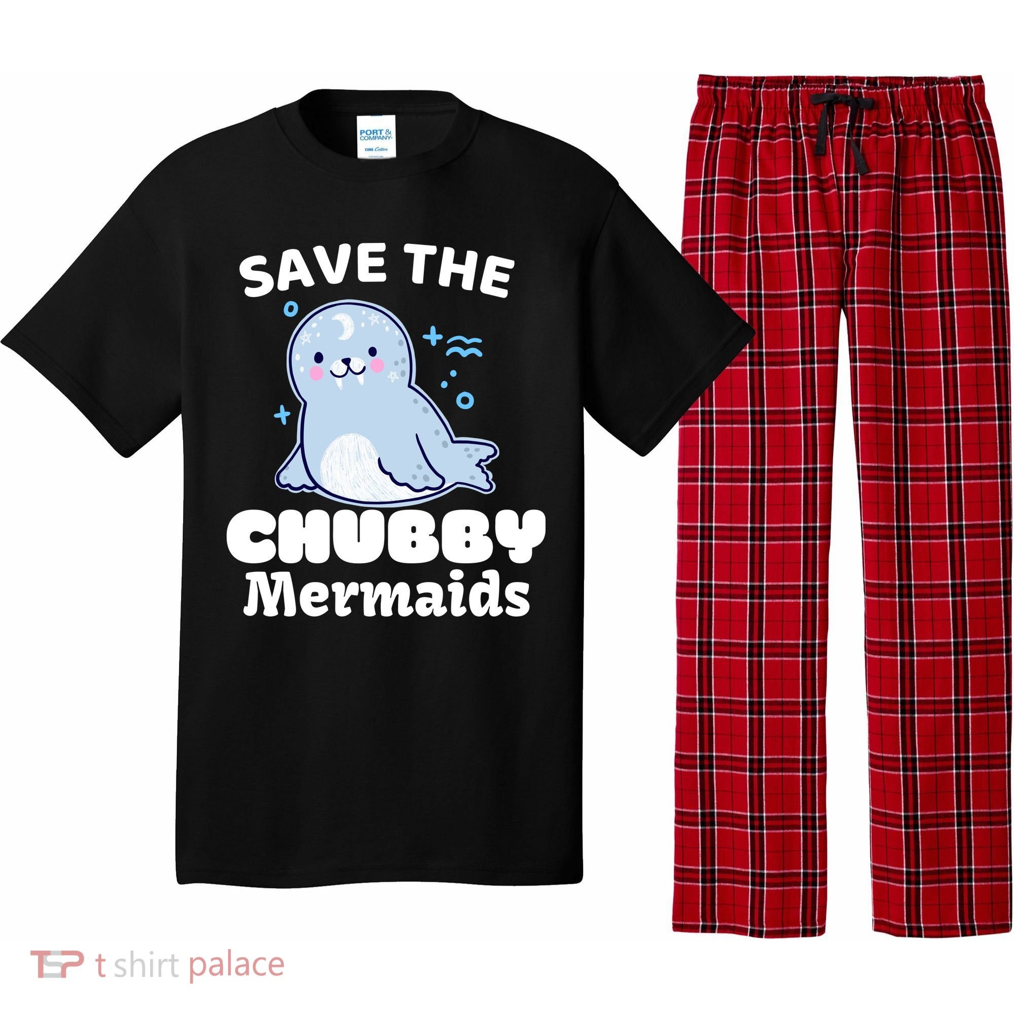 Save The Chubby Mermaids Pajama Set