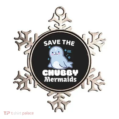 Save The Chubby Mermaids Ornament