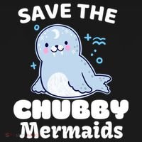 Save The Chubby Mermaids Kids T-Shirt thumb 4