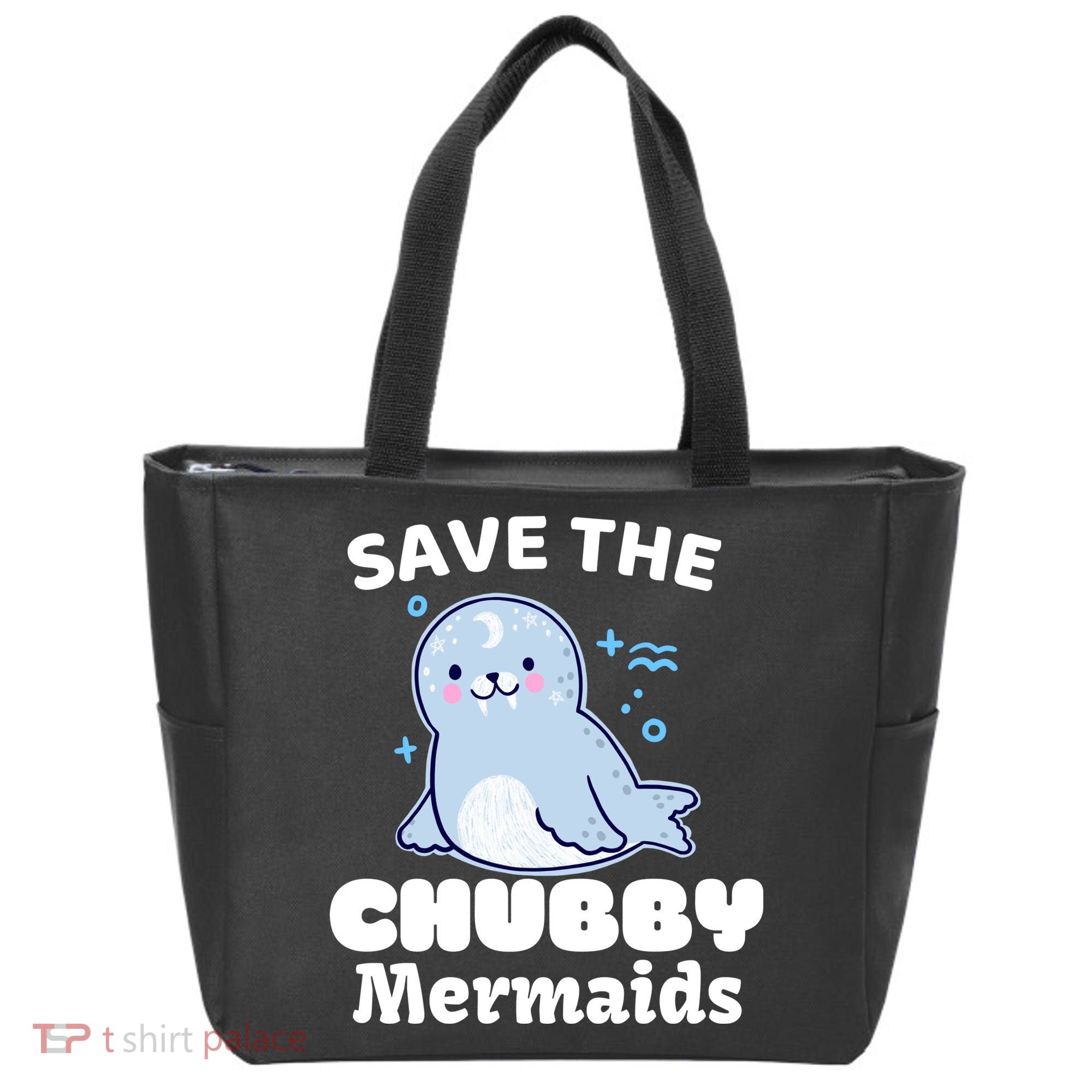 Save The Chubby Mermaids Tote Bag