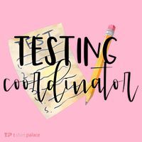 School Testing Coordinator Teacher Tee Coaster thumb 2