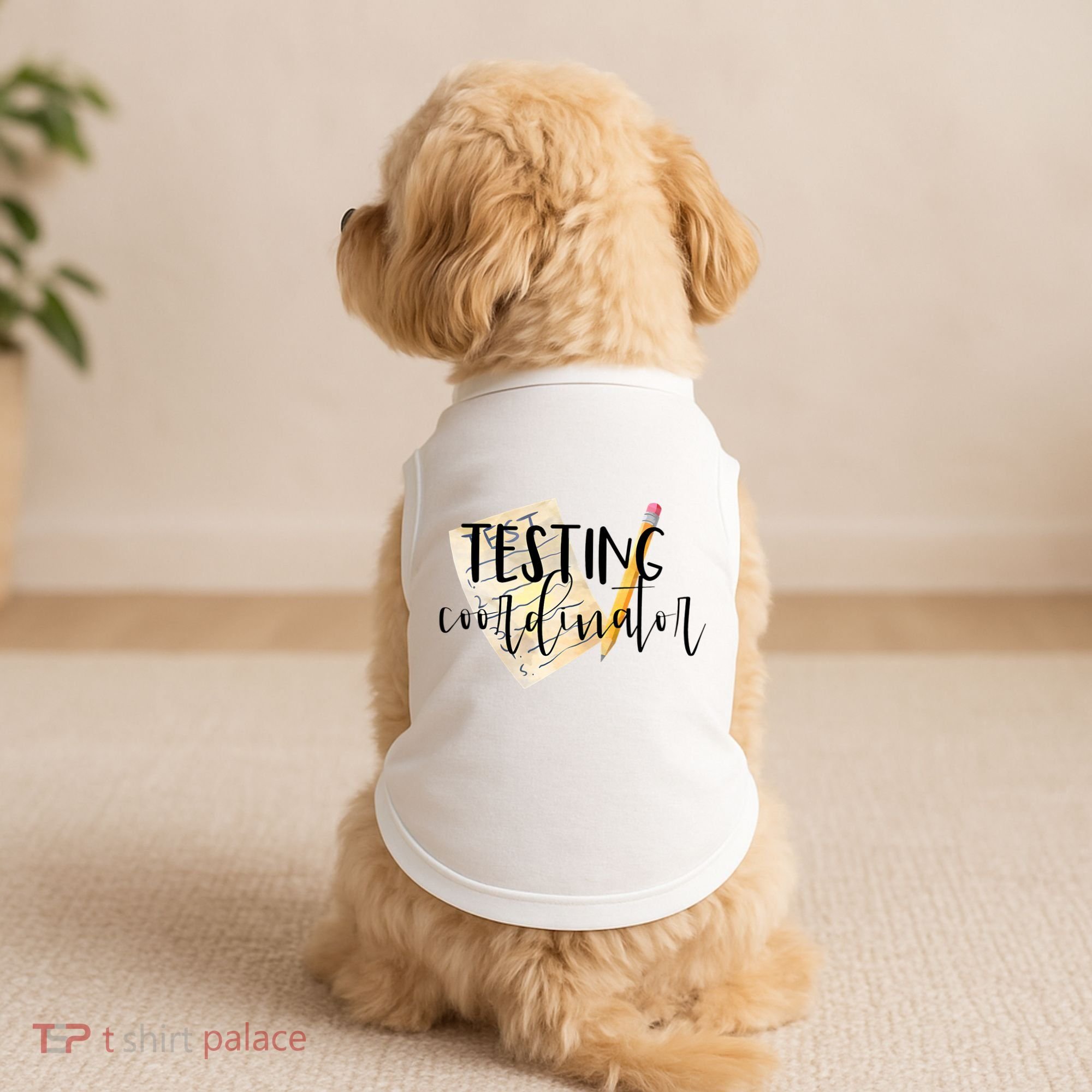 School Testing Coordinator Teacher Tee Doggie Tank