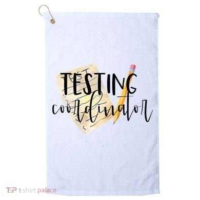School Testing Coordinator Teacher Tee Golf Towel