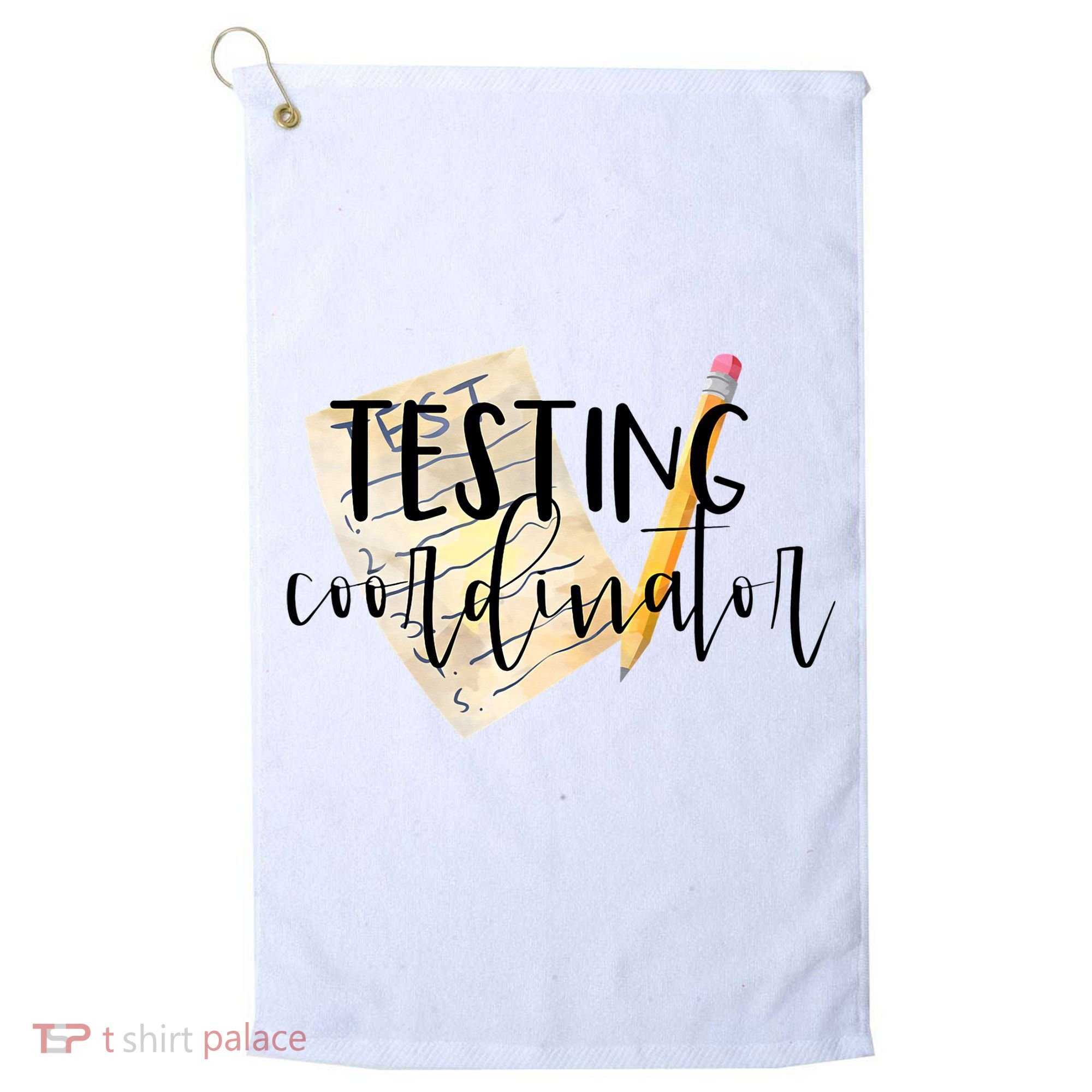 School Testing Coordinator Teacher Tee Golf Towel