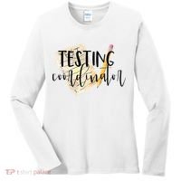 School Testing Coordinator Teacher Tee Women's Long Sleeve Shirt thumb 0