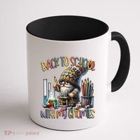 Science Teacher Chemistry Gnome Graphic Funny Back To School Gift Coffee Mug thumb 1