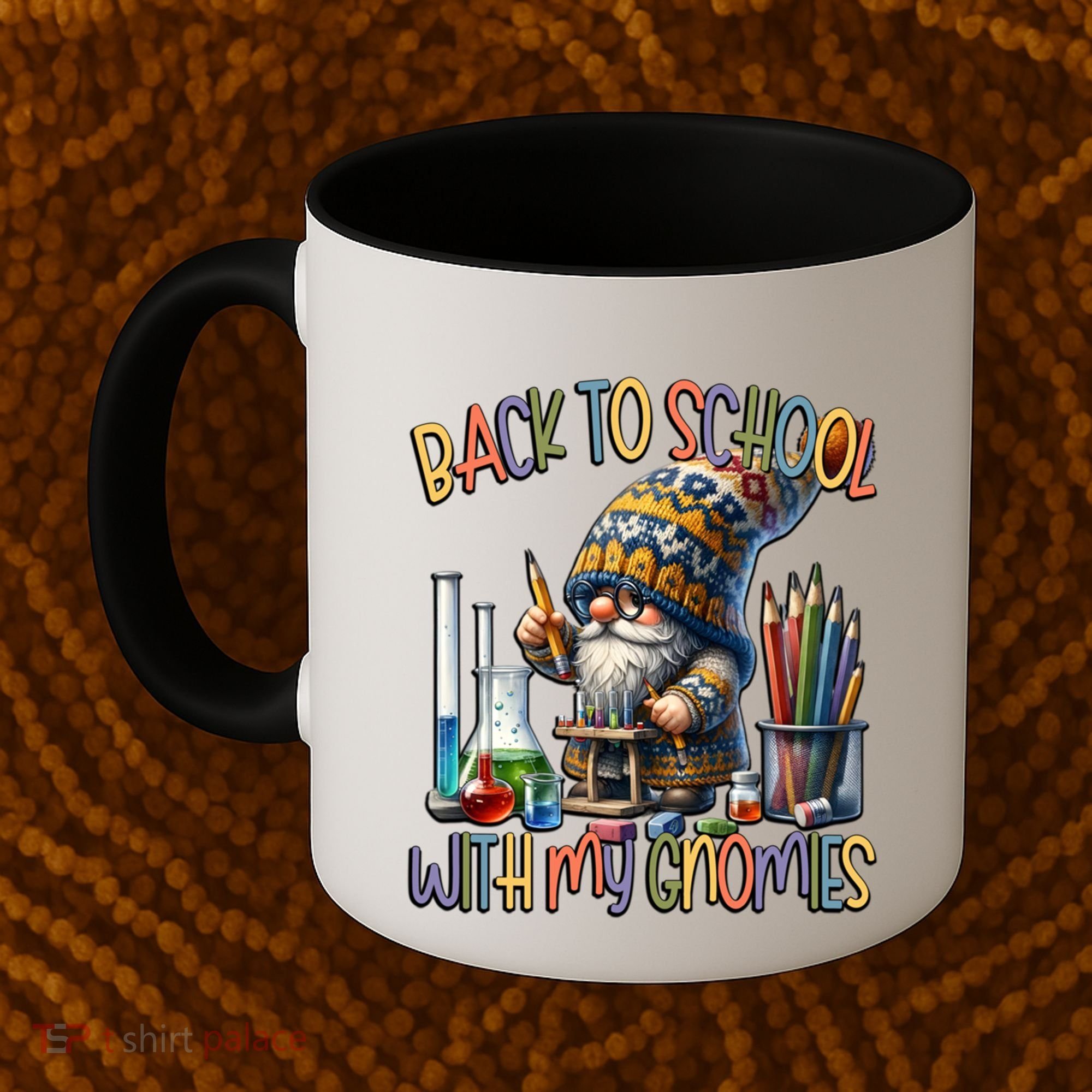 Science Teacher Chemistry Gnome Graphic Funny Back To School Gift Coffee Mug