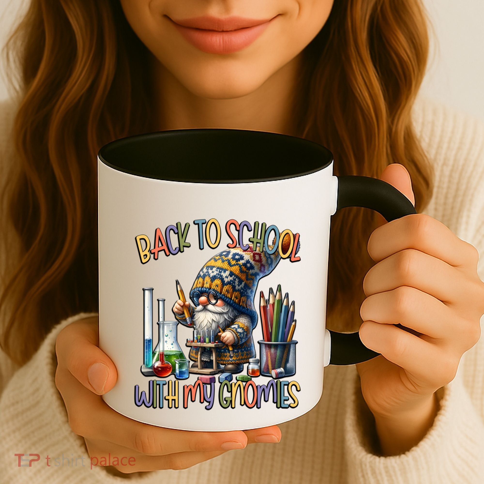 Science Teacher Chemistry Gnome Graphic Funny Back To School Gift Coffee Mug