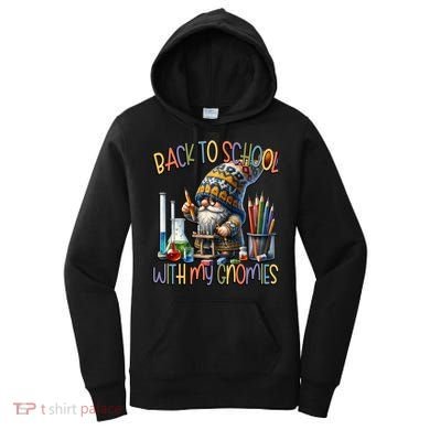 Science Teacher Chemistry Gnome Graphic Funny Back To School Gift Women's Hoodie