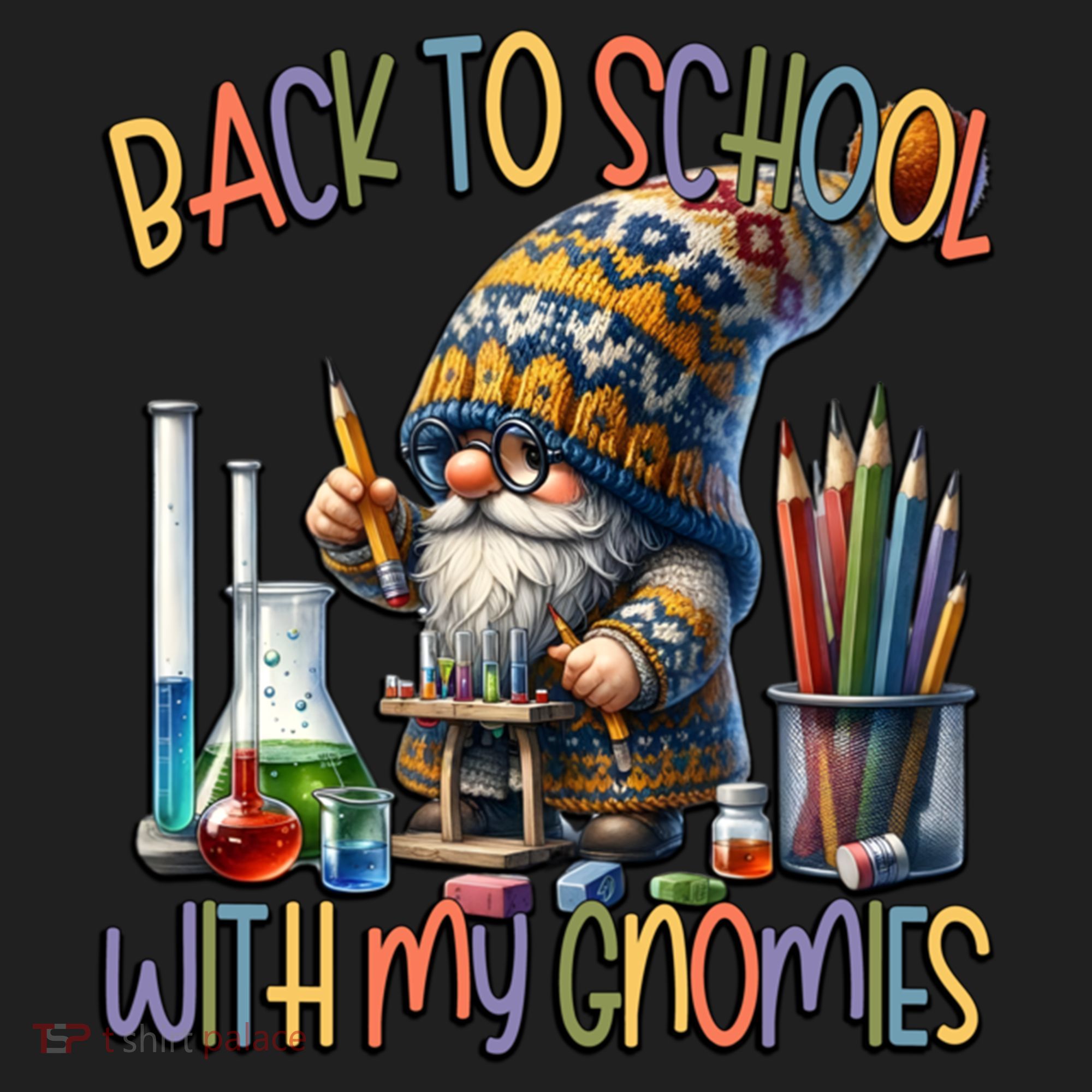 Science Teacher Chemistry Gnome Graphic Funny Back To School Gift Hat