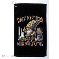 Science Teacher Chemistry Gnome Graphic Funny Back To School Gift Golf Towel thumb 0