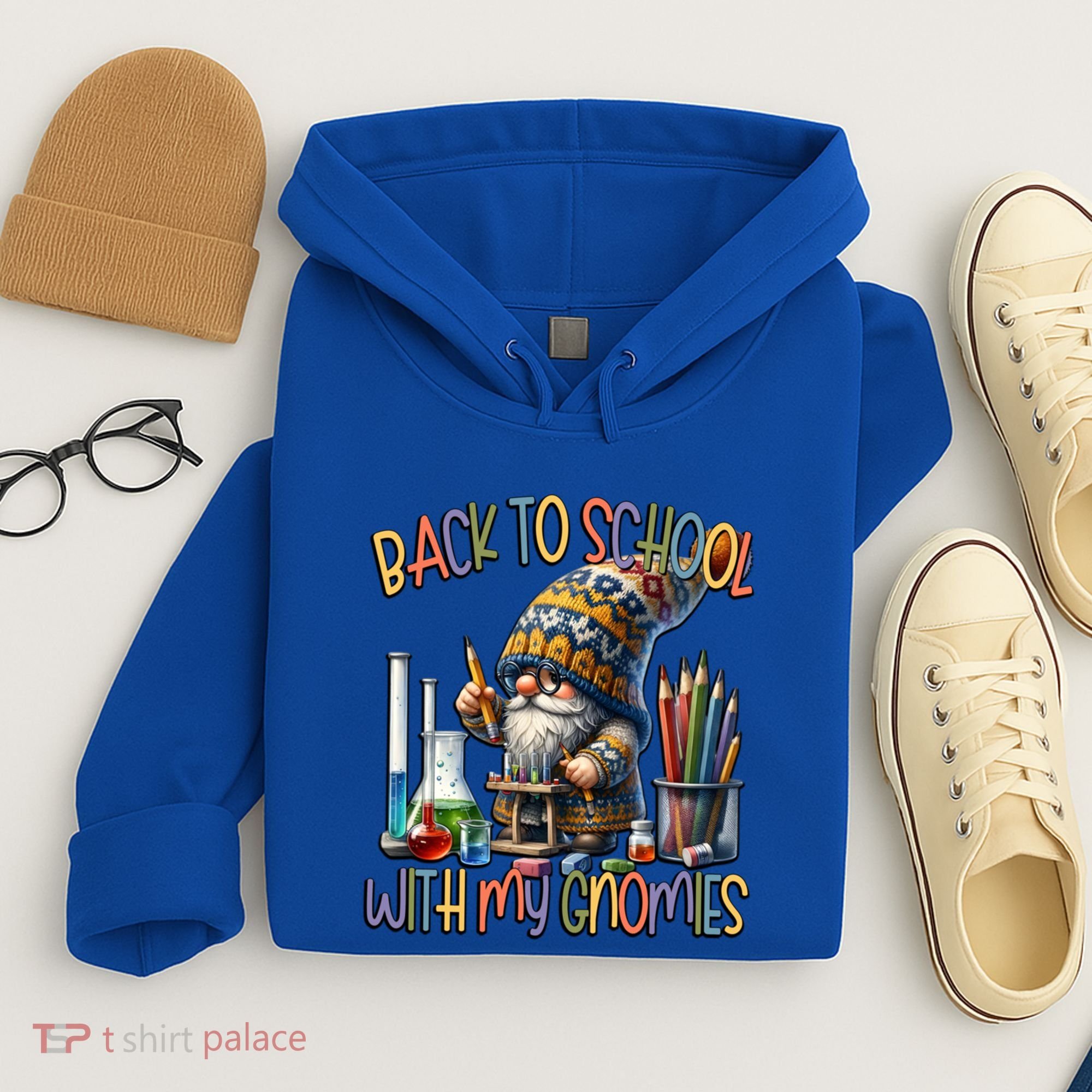 Science Teacher Chemistry Gnome Graphic Funny Back To School Gift Hoodie