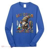 Science Teacher Chemistry Gnome Graphic Funny Back To School Gift Long Sleeve Shirt thumb 0