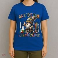 Science Teacher Chemistry Gnome Graphic Funny Back To School Gift T-Shirt thumb 4