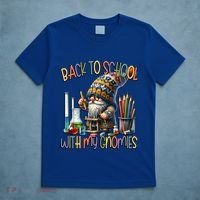 Science Teacher Chemistry Gnome Graphic Funny Back To School Gift T-Shirt thumb 5