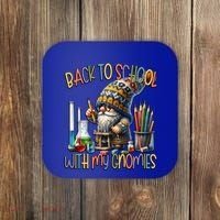 Science Teacher Chemistry Gnome Graphic Funny Back To School Gift Coaster thumb 0