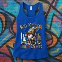 Science Teacher Chemistry Gnome Graphic Funny Back To School Gift Women's Tank Top thumb 3