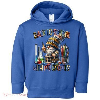 Science Teacher Chemistry Gnome Graphic Funny Back To School Gift Toddler Hoodie