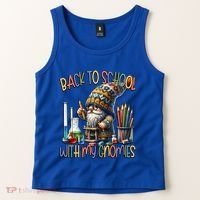 Science Teacher Chemistry Gnome Graphic Funny Back To School Gift Tank Top thumb 2