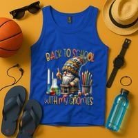 Science Teacher Chemistry Gnome Graphic Funny Back To School Gift Tank Top thumb 4