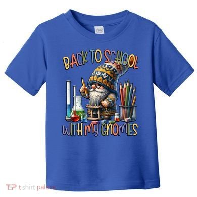 Science Teacher Chemistry Gnome Graphic Funny Back To School Gift Toddler T-Shirt