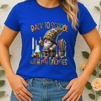 Science Teacher Chemistry Gnome Graphic Funny Back To School Gift Women's T-Shirt thumb 2