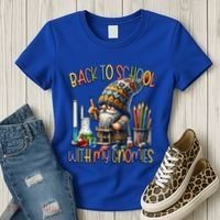 Science Teacher Chemistry Gnome Graphic Funny Back To School Gift Women's T-Shirt thumb 3