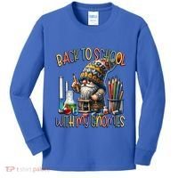 Science Teacher Chemistry Gnome Graphic Funny Back To School Gift Kids Long Sleeve Shirt thumb 0