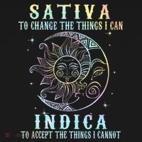 Sativa To Change The Things I Can Indica Cannabis W Women's Tank Top thumb 5