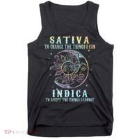 Sativa To Change The Things I Can Indica Cannabis W Tank Top thumb 0