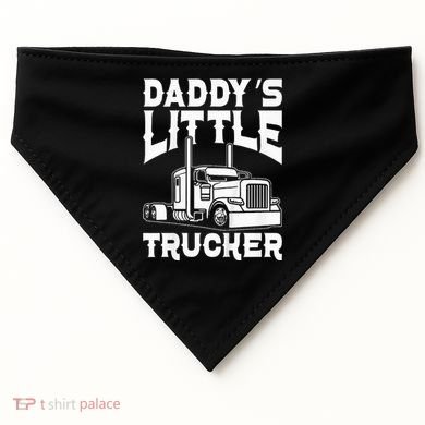 Semi Truck DaddyS Little Trucker USA-Made Doggie Bandana