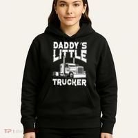 Semi Truck DaddyS Little Trucker Hoodie thumb 5
