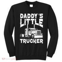 Semi Truck DaddyS Little Trucker Sweatshirt thumb 0
