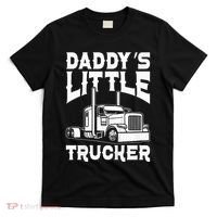 Semi Truck DaddyS Little Trucker T-Shirt thumb 0