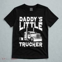Semi Truck DaddyS Little Trucker T-Shirt thumb 5