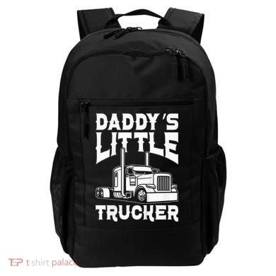 Semi Truck DaddyS Little Trucker Backpack
