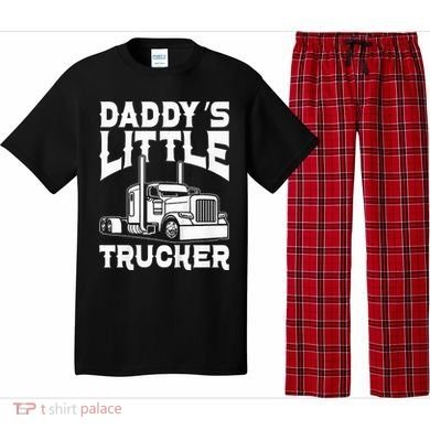 Semi Truck DaddyS Little Trucker Pajama Set