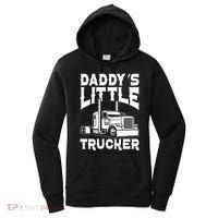 Semi Truck DaddyS Little Trucker Women's Hoodie thumb 0