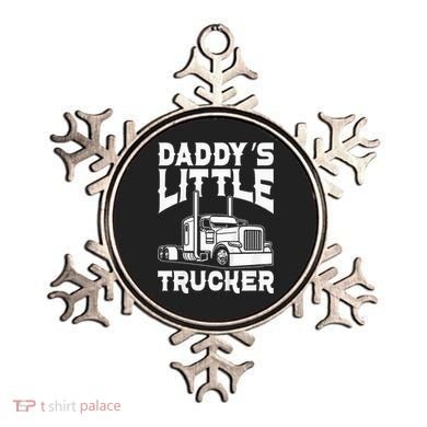 Semi Truck DaddyS Little Trucker Ornament