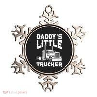 Semi Truck DaddyS Little Trucker Ornament thumb 0