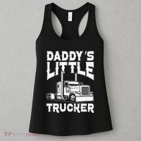Semi Truck DaddyS Little Trucker Women's Tank Top thumb 3