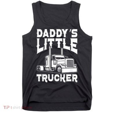 Semi Truck DaddyS Little Trucker Tank Top