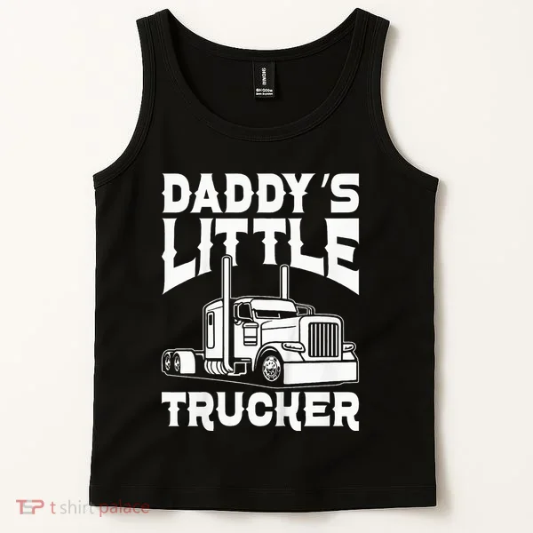 Semi Truck DaddyS Little Trucker Tank Top