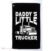 Semi Truck DaddyS Little Trucker Golf Towel thumb 0