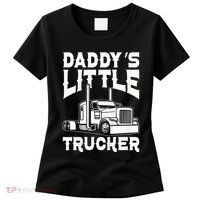 Semi Truck DaddyS Little Trucker Women's T-Shirt thumb 0
