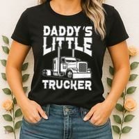 Semi Truck DaddyS Little Trucker Women's T-Shirt thumb 2