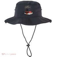 Scottish Terrier Dog In The Snow Christmas Winter Xmas Tree Bucket Hat thumb 0