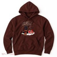 Scottish Terrier Dog In The Snow Christmas Winter Xmas Tree Hoodie thumb 0